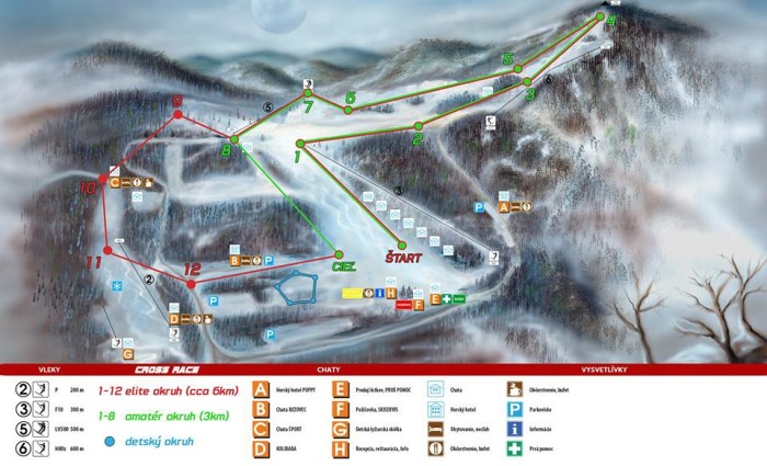 mapa cross race bezovec