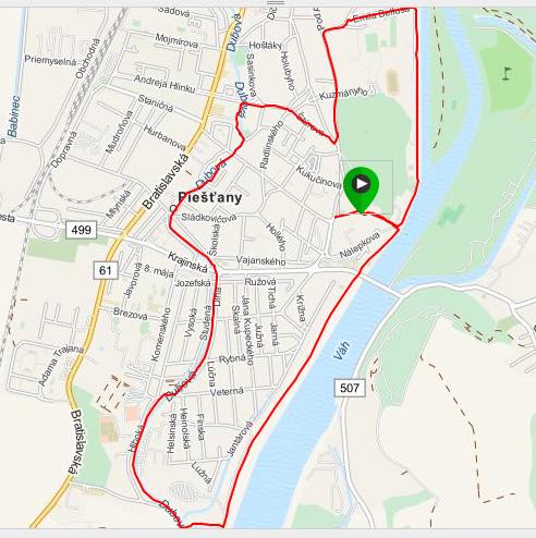mapa night city run piestany