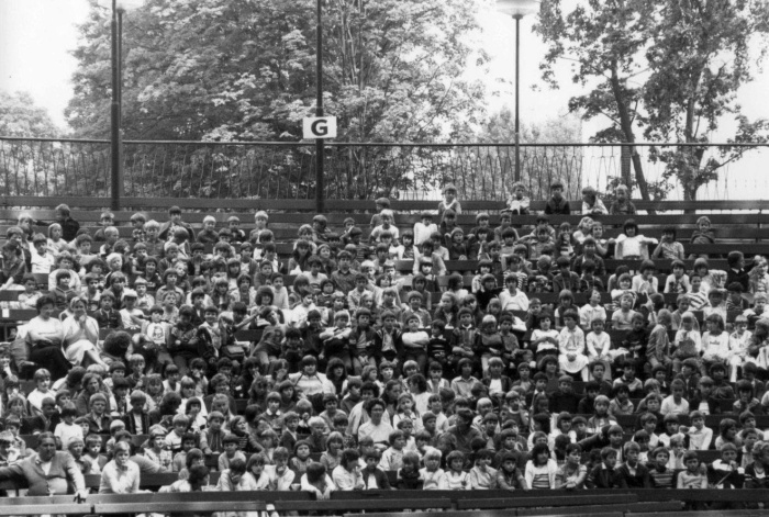 Amfiteáter v roku 1986 - ukončenie činnosti. Foto Milan Kupka