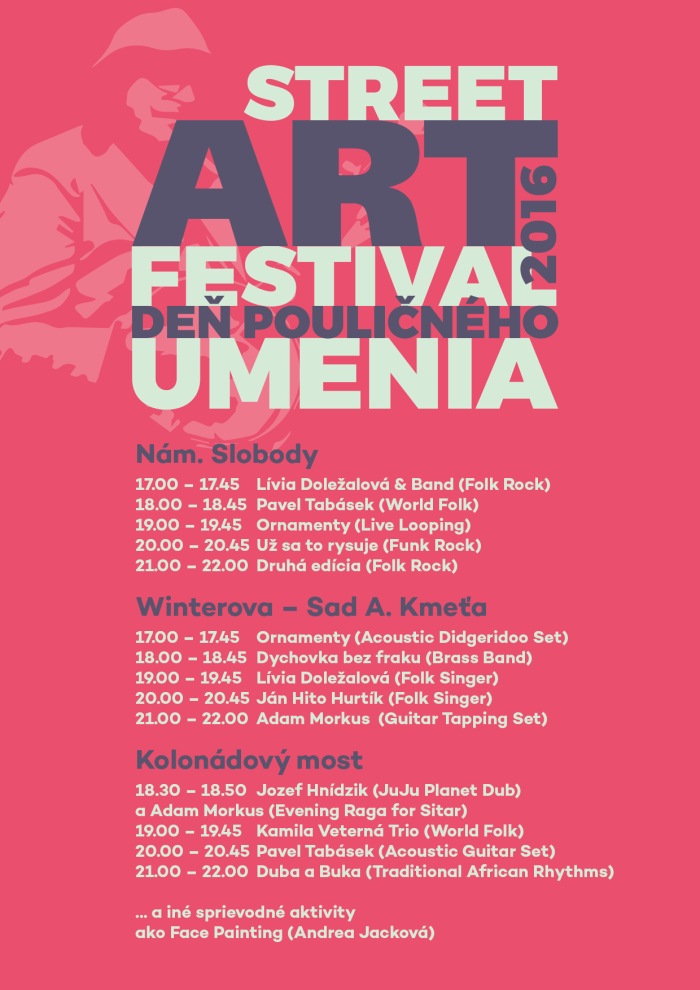 street art festival piestany program